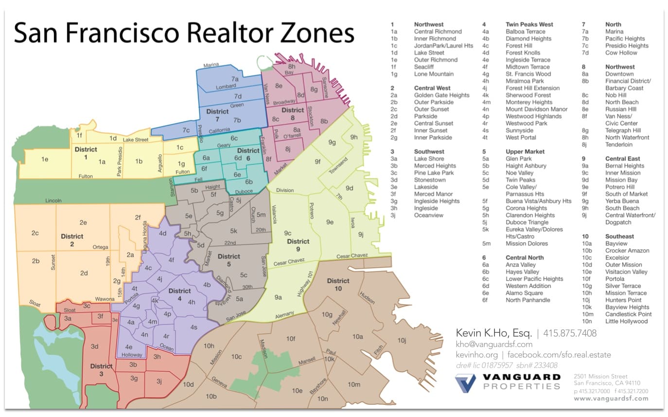 See how the City is divided.