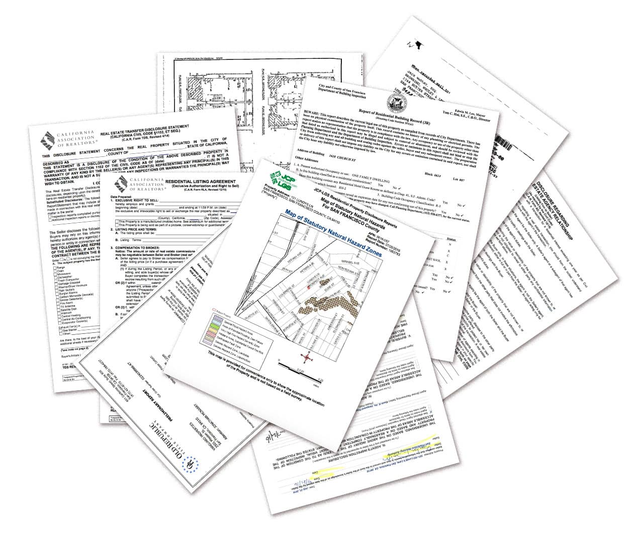 disclosure-art Document Collage