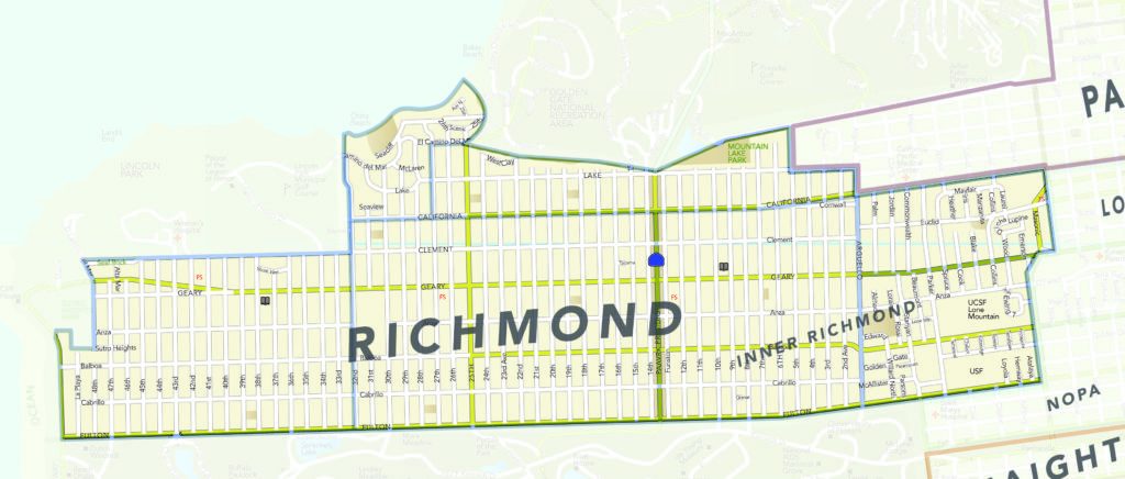 SFAR Map Full copy District 1 in San Francisco