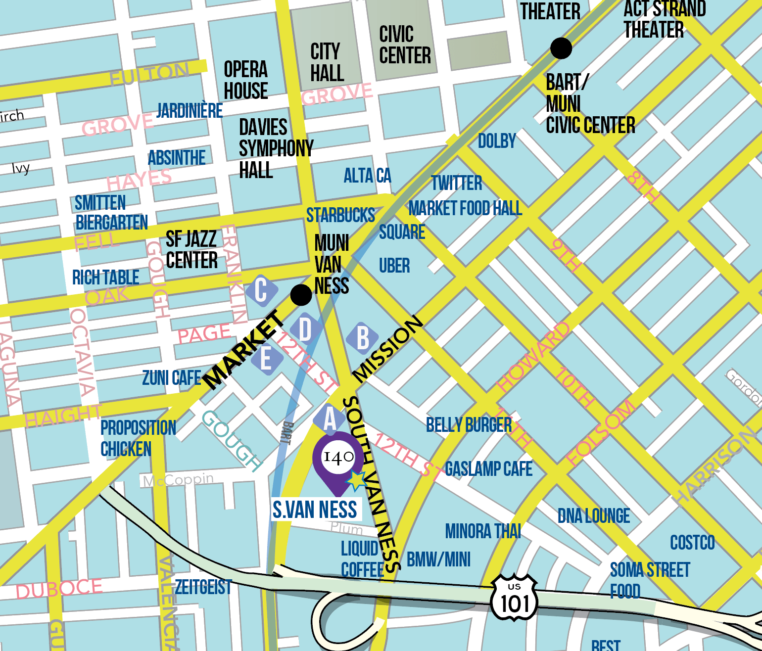 Highlighted neighborhoods