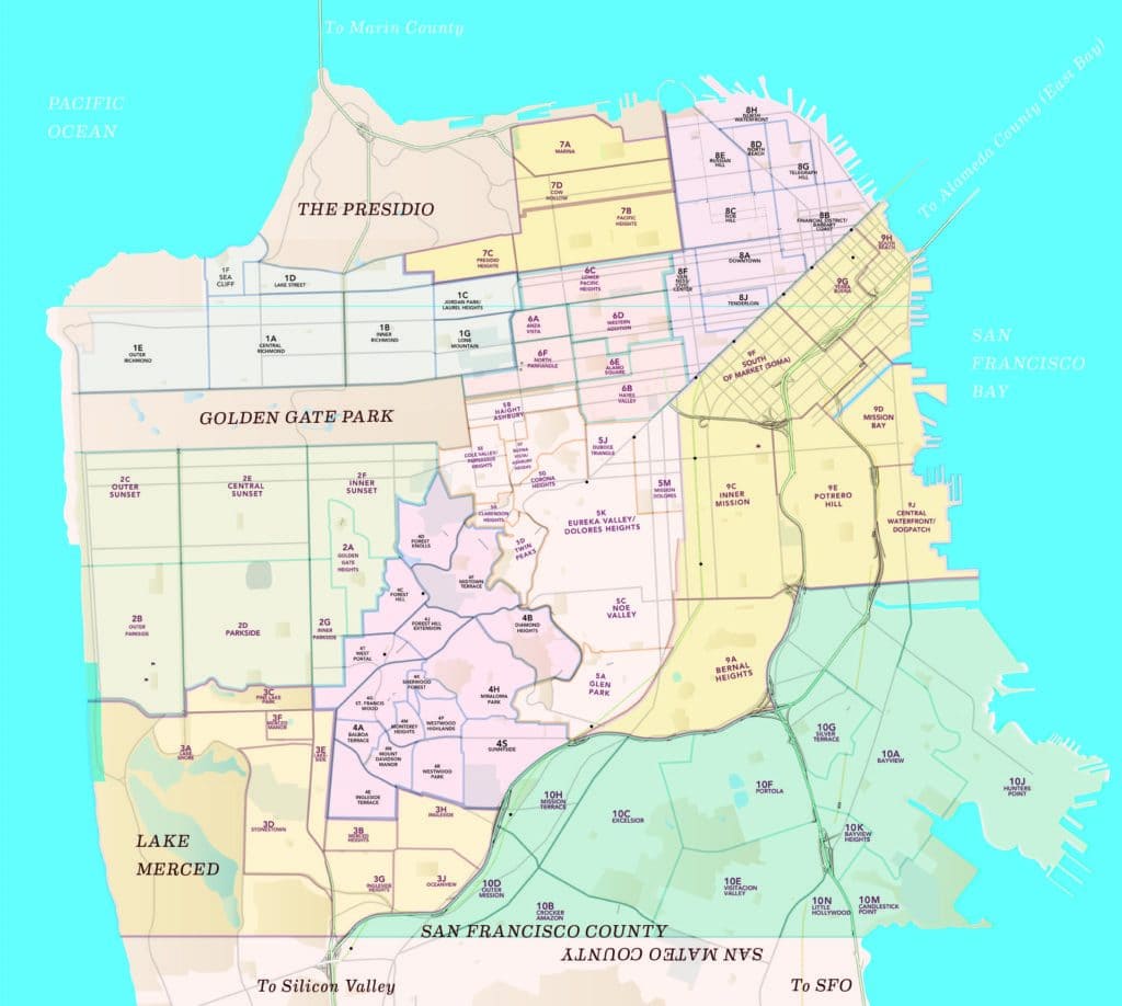The MLS Districts of San Francisco