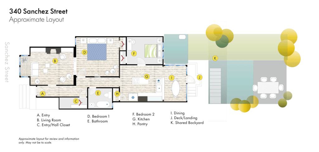 340 Sanchez Approximate Layout