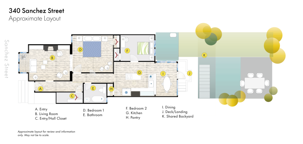 340 Sanchez Approximate Layout