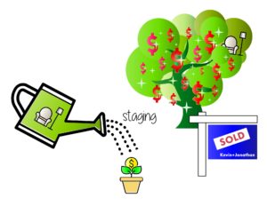 staging money tree The Money Tree