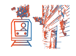 TIC Icon Location Location Illustration with MUNI and Victorian