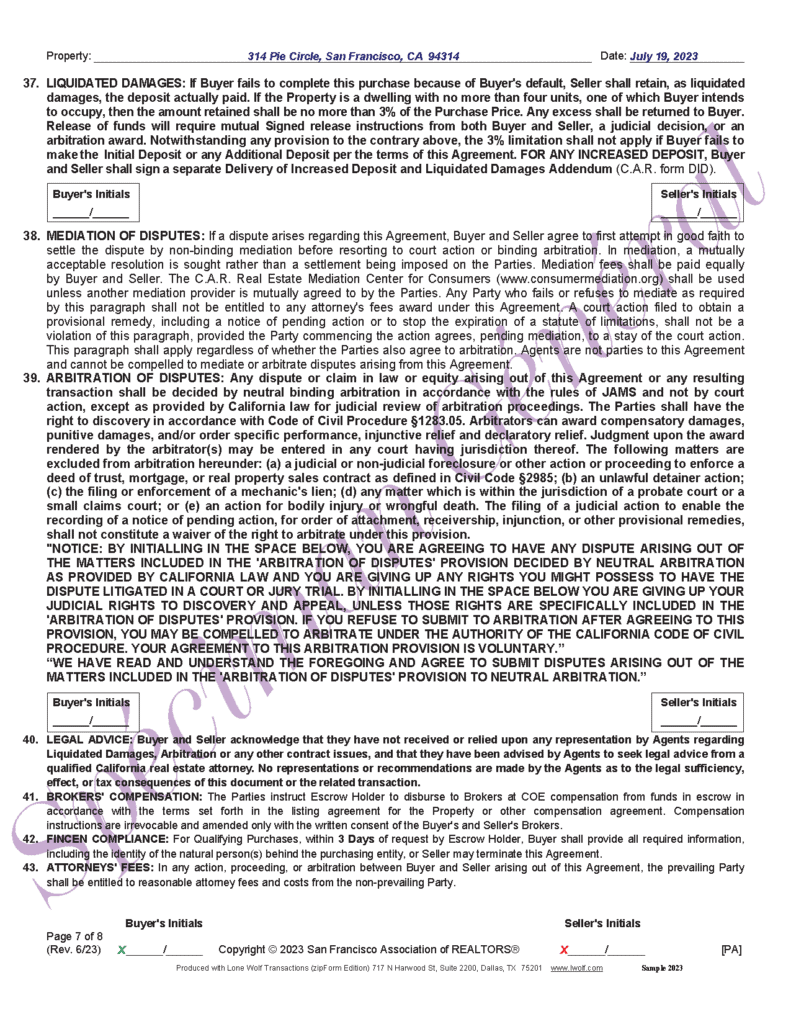 2023 SFAR Contract June 2023 Version_Page_7 Page 7 of the 2023 SFAR Purchase Contract