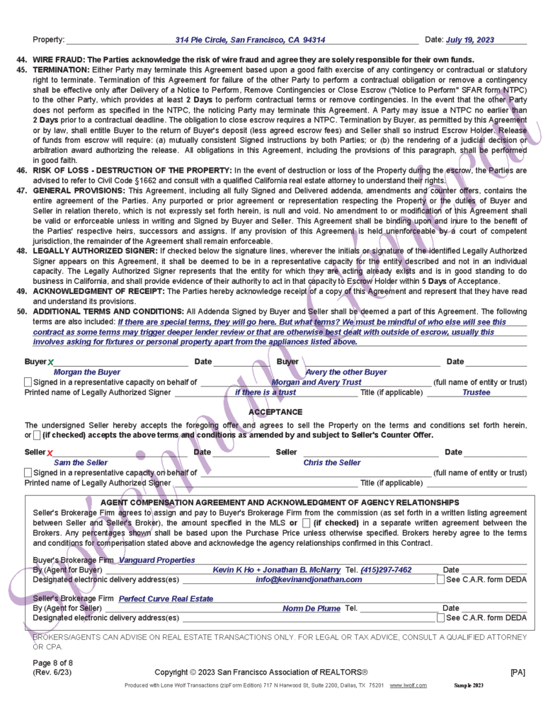 2023 SFAR Contract June 2023 Version_Page_8 Page 8 of the 2023 SFAR Purchase Contract