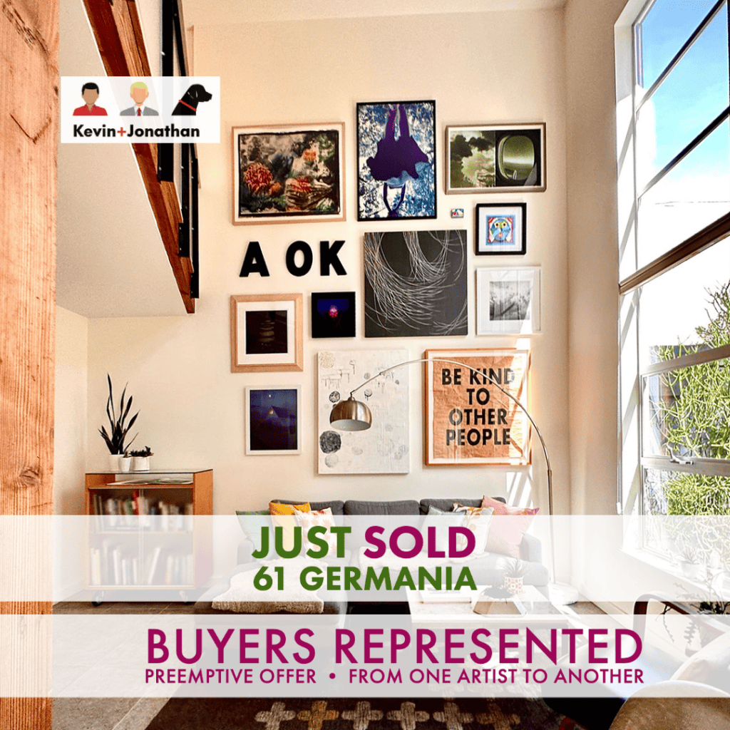Graphic showing homebuyer success in Duboce Triangle San Francisco with Kevin+Jonathan