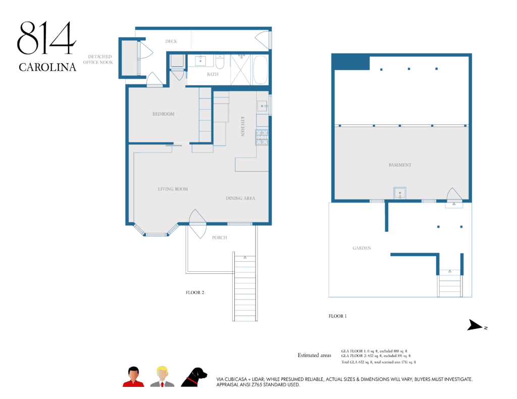 Approximate floor plan.