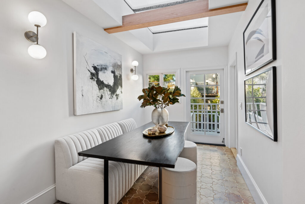 The main breakfast nook