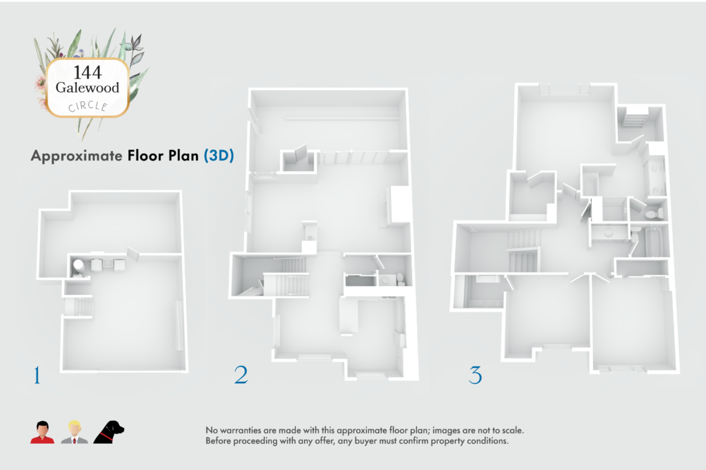 3D Floor plan 144 Galewood