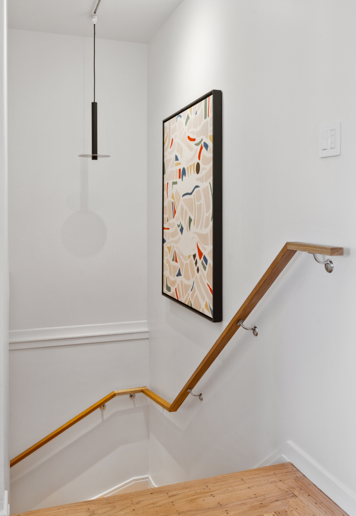 The handrail and koncept lighting