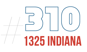 Logo for number 310 at 1325 Indiana Street, wordmark