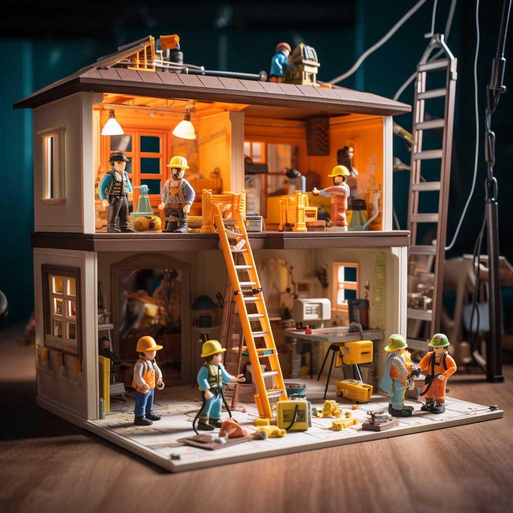 Dollhouse Under Construction Dollhouse Under Construction